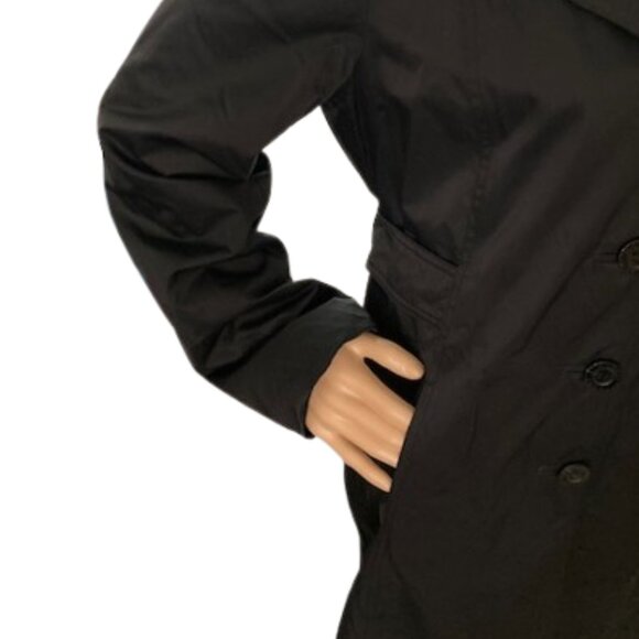 Michael Kors Black Trench Coat - Picture 4 of 9